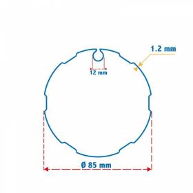 Roue + Couronne pour tube...