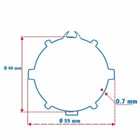 Roue pour tube SOPROFEN 50...