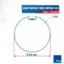 Roue + Couronne pour tube Deprat 89 pour Moteurs Nice Ø50mm