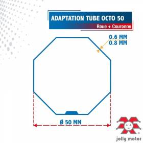 Roue + Couronne pour tube...