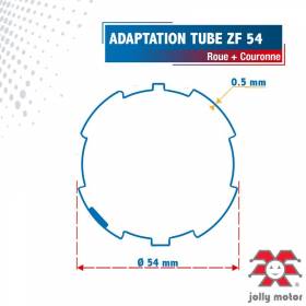 Roue + Couronne pour tube...