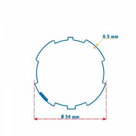 Roue + Couronne pour tube...