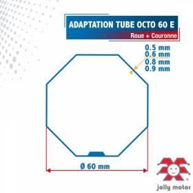 Roue + Couronne pour tube...