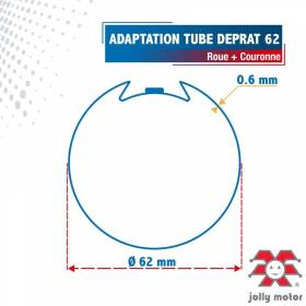 Roue + Couronne pour tube...