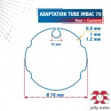 Roue + Couronne pour tube Imbac 70 pour Moteurs Enjoy / Jolly Motor Ø50mm