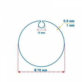 Roue + Couronne pour tube...
