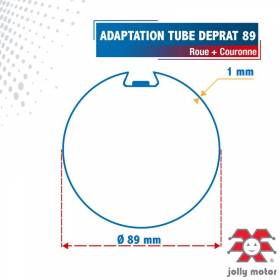 Roue + Couronne pour tube...