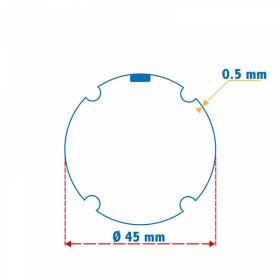 Roue + Couronne pour tube...