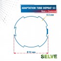 Roue + Couronne pour tube Deprat 53 pour Moteurs Selve Ø45mm