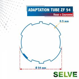 Roue + Couronne pour tube...