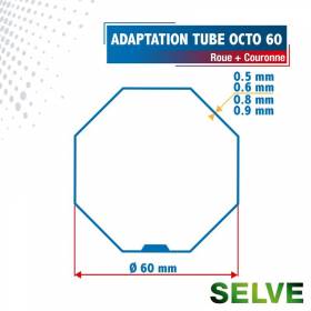 Roue + Couronne pour tube...