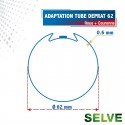 Roue + Couronne pour tube Deprat 62 pour Moteurs Selve Ø45mm