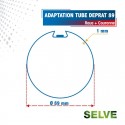 Roue + Couronne pour tube Deprat 89 pour Moteurs Selve Ø45mm