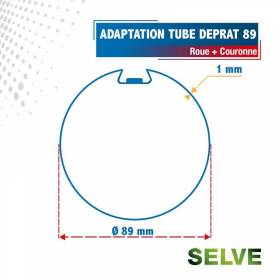 Roue + Couronne pour tube...