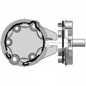 Support Moteur Somfy Ø50mm & Ø60mm pour Store Banne