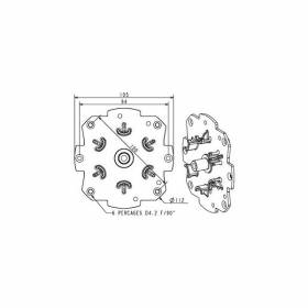 Support Moteur Ø50 Somfy