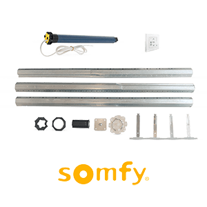Kit axe motorisé RTS Somfy ® 9nm – 1,5m – ø40mm